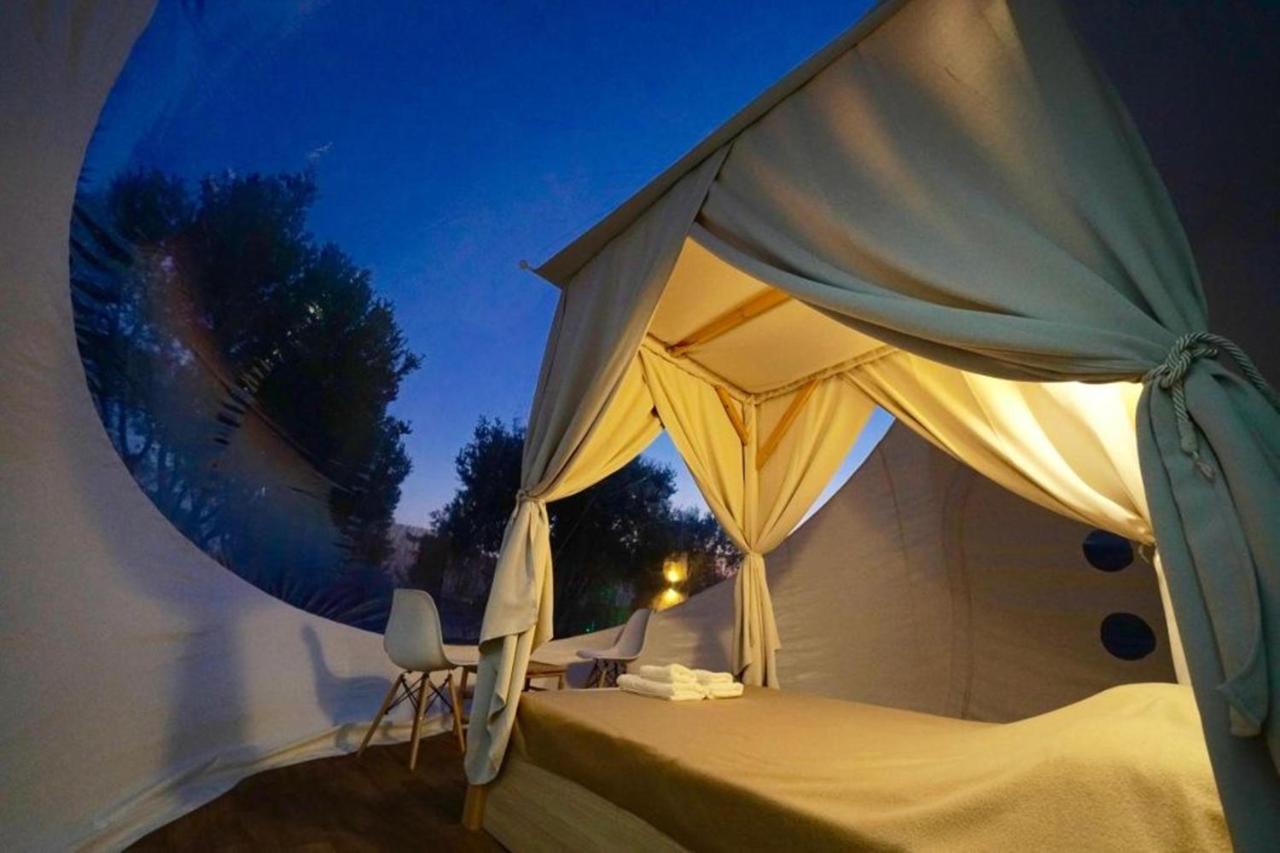 Hotel Bubble Tent Nea Moudania Exterior foto